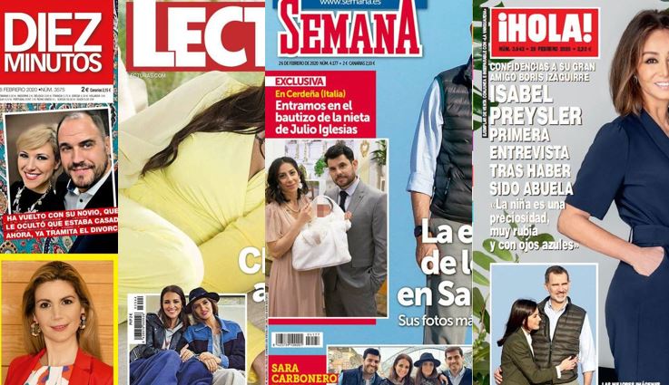 Kiosco rosa: portadas de las revistas del corazón