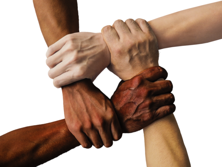 Trabajo en equipo solidario y sin barreras
