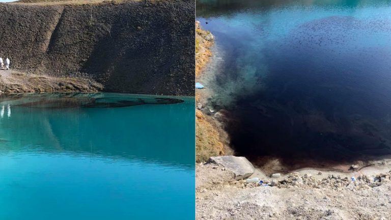La policía afea un entorno natural para evitar que los instagramers acudan a fotografiarse durante la cuarentena