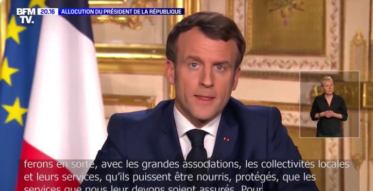 «Guerra sanitaria»: Macron suspende el pago de alquileres, impuestos y recibos de luz, gas y agua durante la crisis del coronavirus