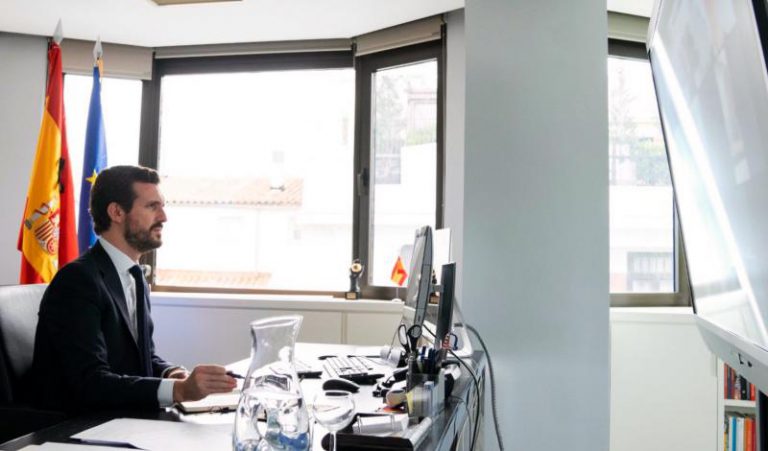 Casado critica al Gobierno por «perder más de 33.000 millones» frente al coronavirus y Vox reclama la dimisión de Sánchez e Iglesias