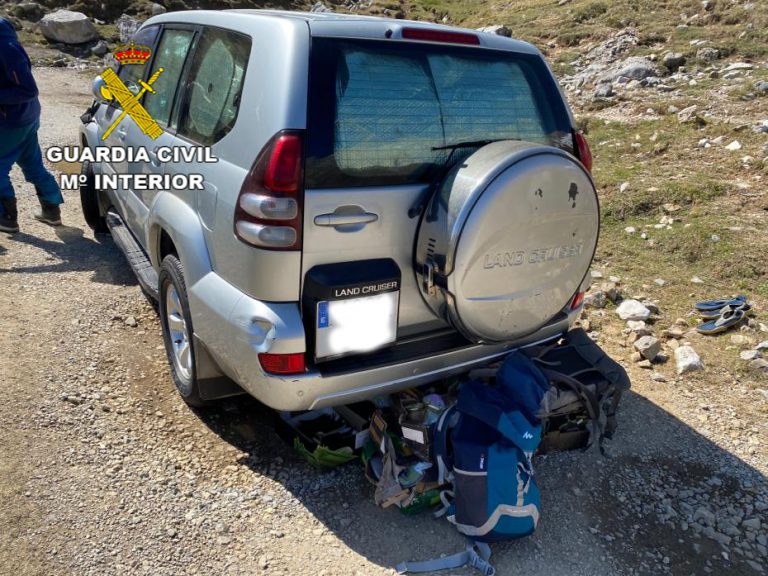 Denunciado por saltarse el confinamiento y acampar con su coche en los Picos de Europa