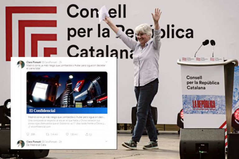 Una exconsejera de Puigdemont, sobre el riesgo de más muertes entre los madrileños: «De Madrid al cielo»