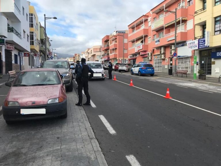 La Policía Local de Granadilla levanta más de un centenar actas por incumplir las medidas establecidas por el estado de alarma