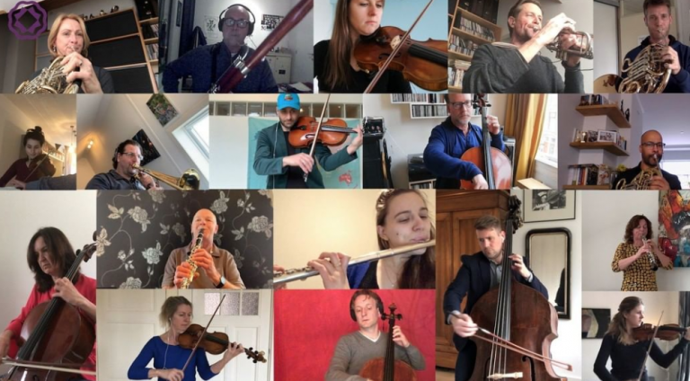 La filarmónica de Rotterdam interpreta el ‘Himno a la Alegría’ en cuarentena