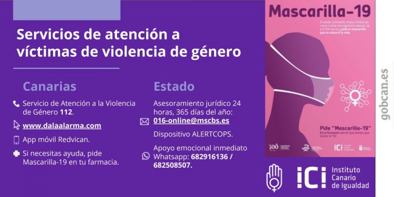 El Gobierno de Canarias muestra su más enérgico rechazo ante un nuevo feminicidio en Canarias