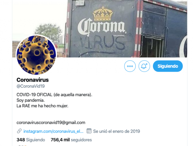 coronavirus twitter