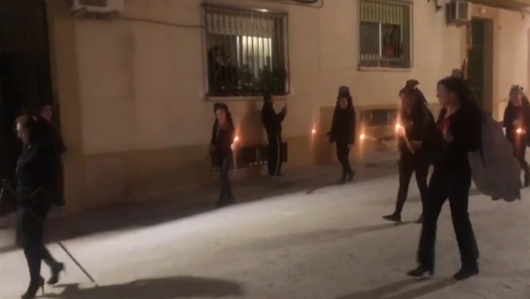 Indignación por una ‘procesión’ de mujeres en Jaen en pleno confinamiento