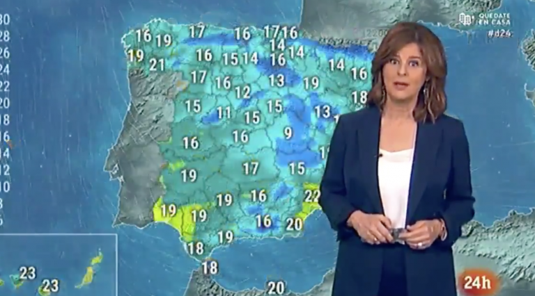 El error del Canal 24 horas de TVE a la hora de informar de la previsión del tiempo