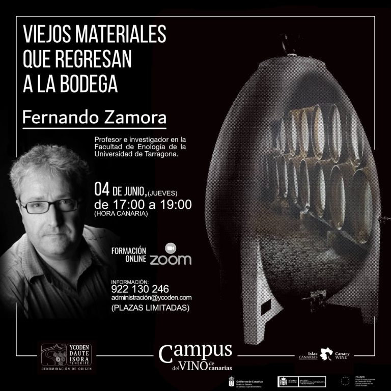 Viejos materiales que regresan a la bodega, nuevo curso del Campus del Vino de Canarias