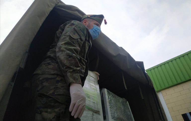 Defensa dispondrá hoy de 1.285 militares involucrados en la lucha contra el coronavirus en 48 localidades