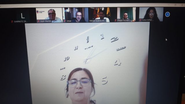 Durante La Videoconferencia Esther González Up