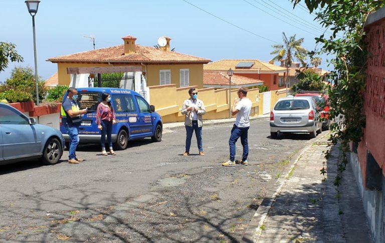 El Cabildo inicia la obra de la segunda fase del saneamiento de Las Palmeras, en La Orotava