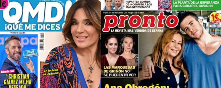 Kiosco rosa: portadas de las revistas del corazón