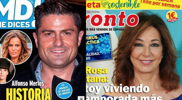 Kiosco rosa: portadas de las revistas del corazón