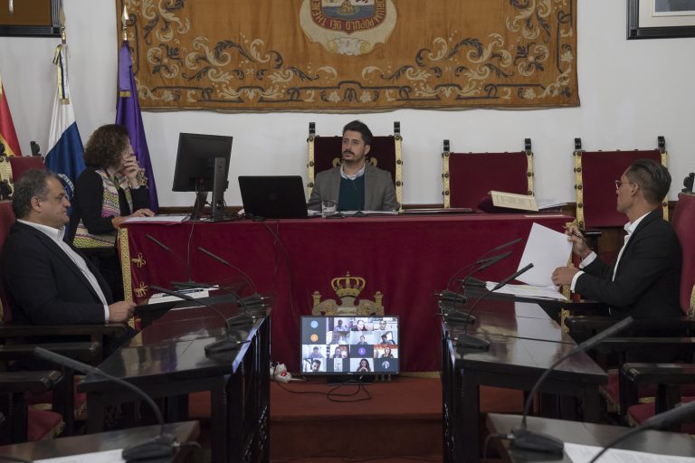 El pleno municipal aprueba la creación de la comisión técnica para abordar la desescalada en La Laguna
