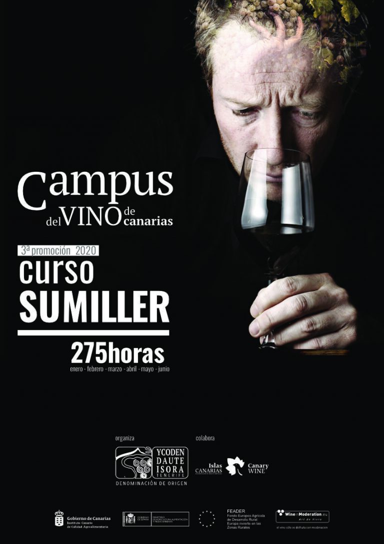 El campus del Vino de Canarias retoma las actividades formativas de la III Promoción del Curso de Sumiller