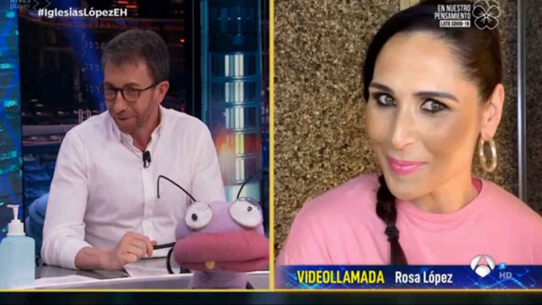 Rosa López a Pablo Motos en ‘El hormiguero’: «No me gusta hablar de esos temas en televisión»
