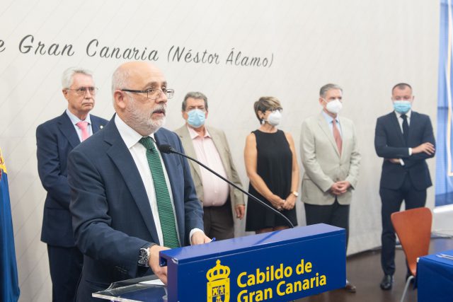 Antonio Morales Hoy En La Presentación Del Convenio.