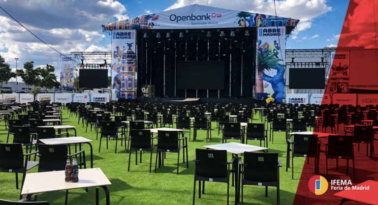 Ifema abre un espacio para espectáculos al aire libre con capacidad para 800 personas