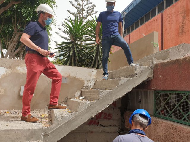 Eloy Santana Visita Obras Mercado Municipal