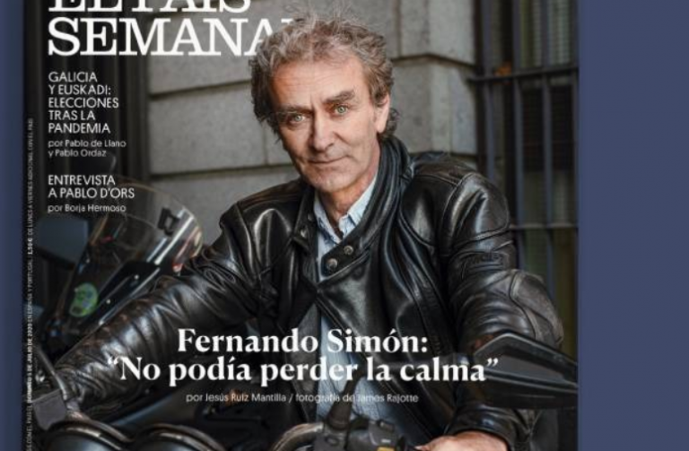 Fernando Simón, con chupa de cuero y en moto: «No podía perder la calma»