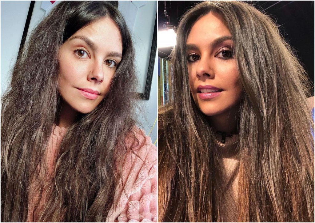 Pedroche con y sin maquillaje