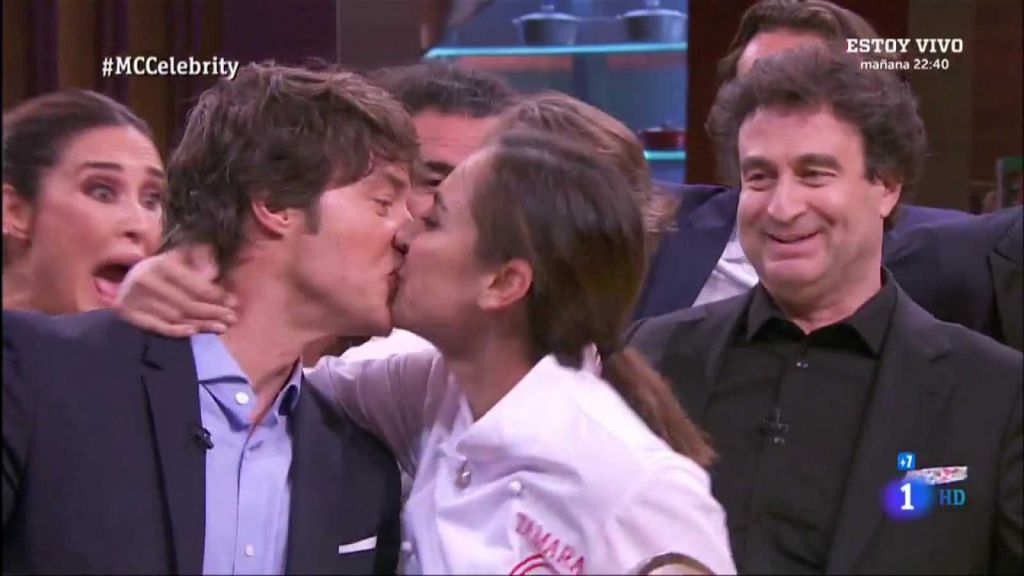 el beso de Tamara y Jordy