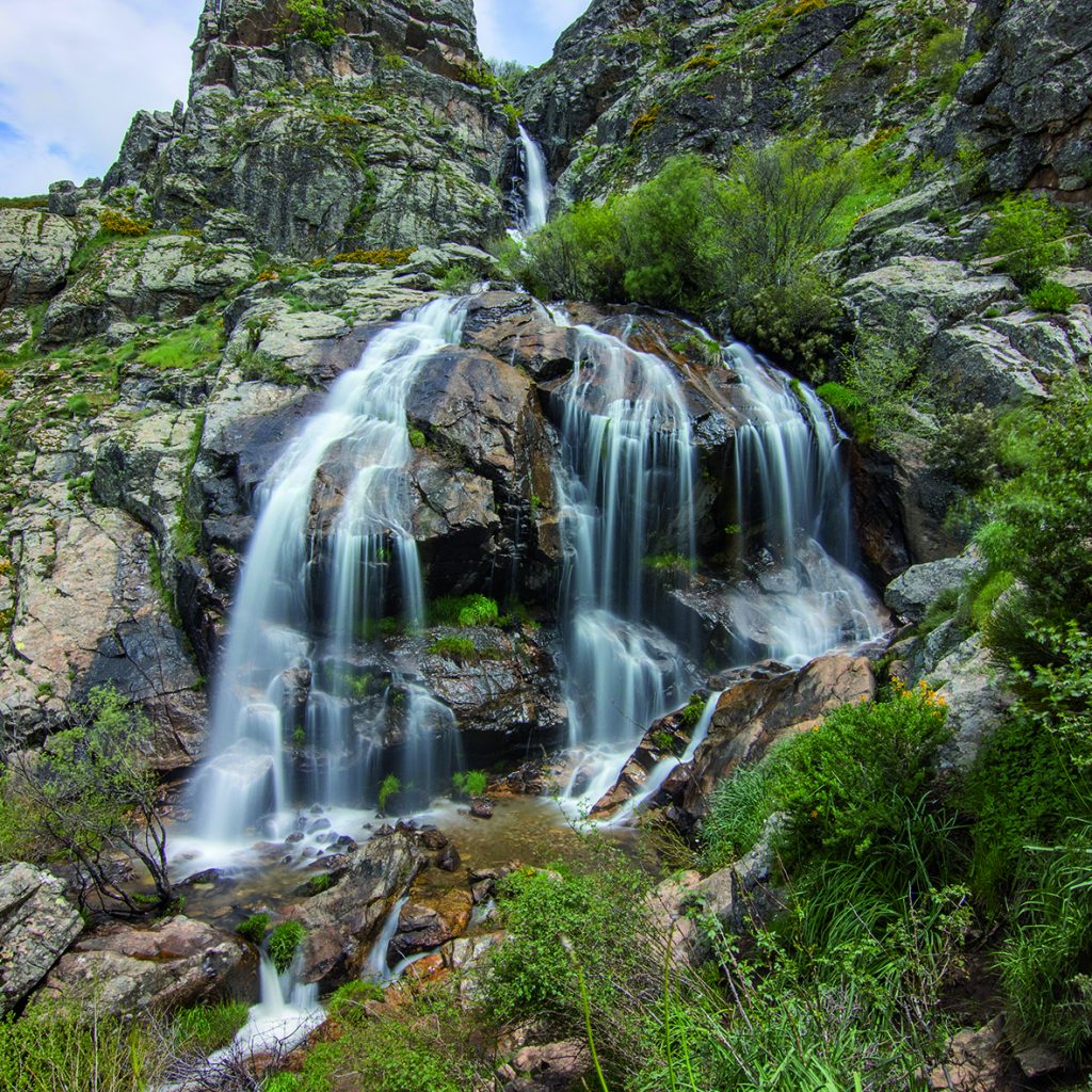 Cascada En Somosierra En Madrid.