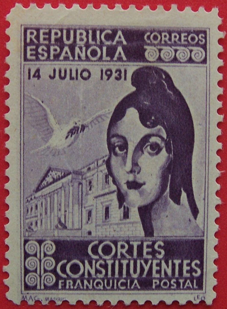Qué Es Una República 4 Franquicia Postal Cortes Constituyentes República Española 1931 2
