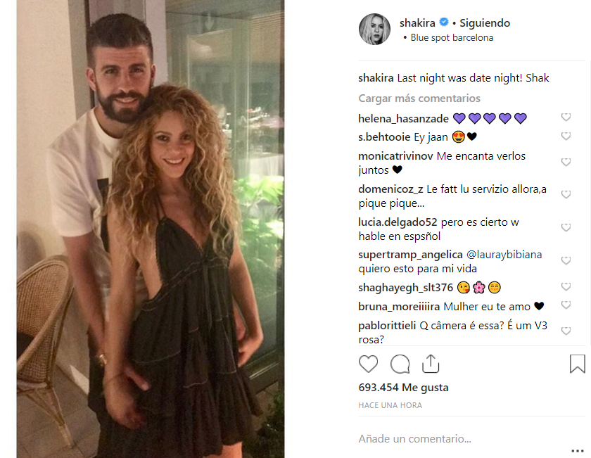 Shakira Piqué Instagram