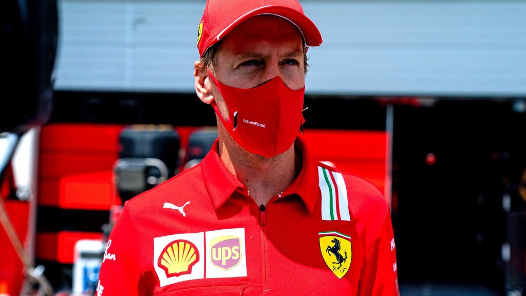 Una Sombra Se Cierne Sobre Vettel: Su Futuro, En El Aire 1 Vettel Ferrari