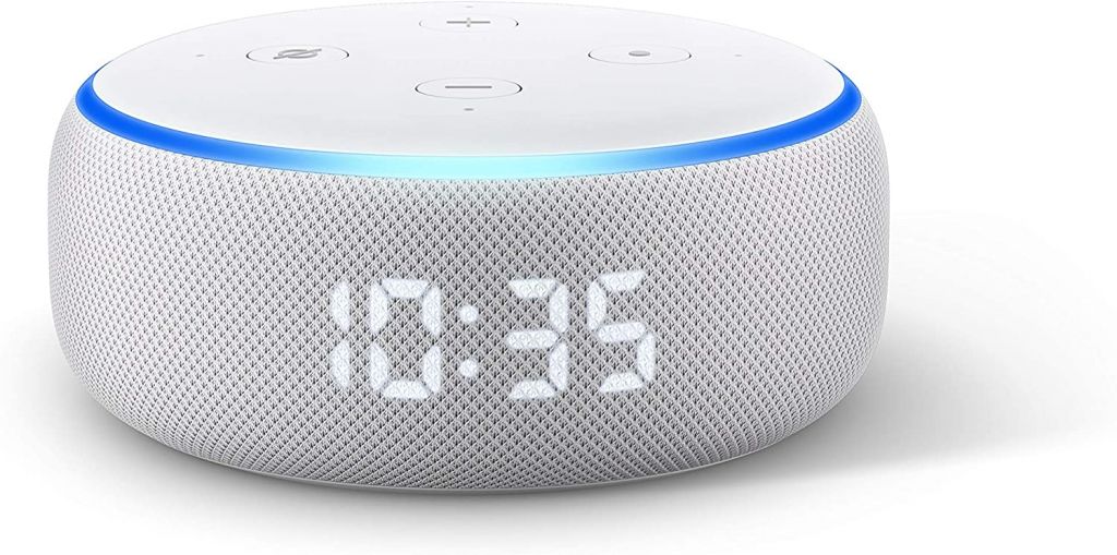 altavoces inteligentes echo dot tercera generacion reloj