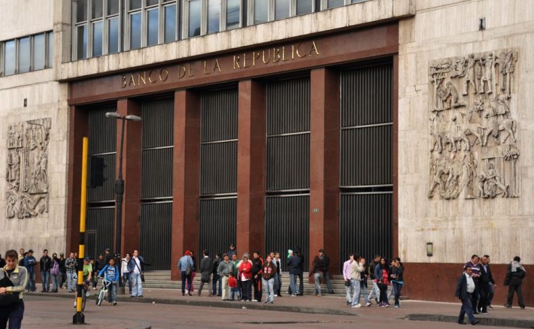 El Banco Central de Colombia prevé una contracción de hasta el 10% en el PIB este año