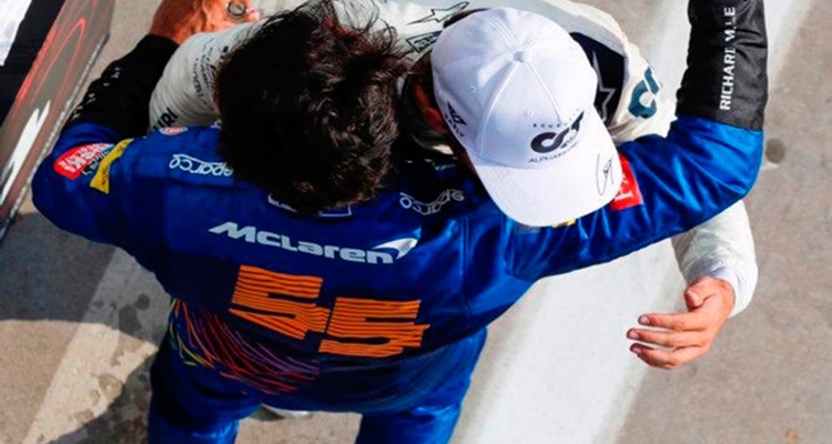 Duelo con Pierre Gasly