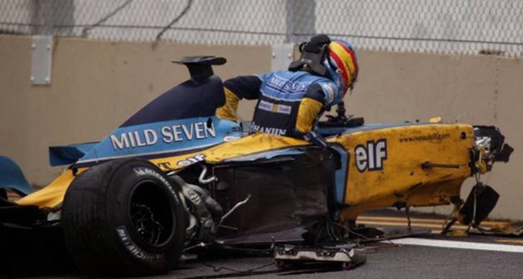 Fernando Alonso, Renault, Brasil 2003