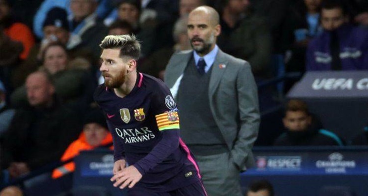 Guardiola, Messi, Manchester City