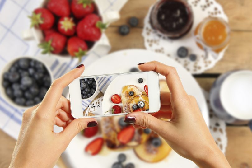 Trucos de influencers para tomar fotos de comida en Instagram
