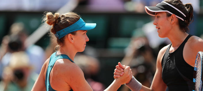 Muguruza se despide de Roma en semifinales ante Halep