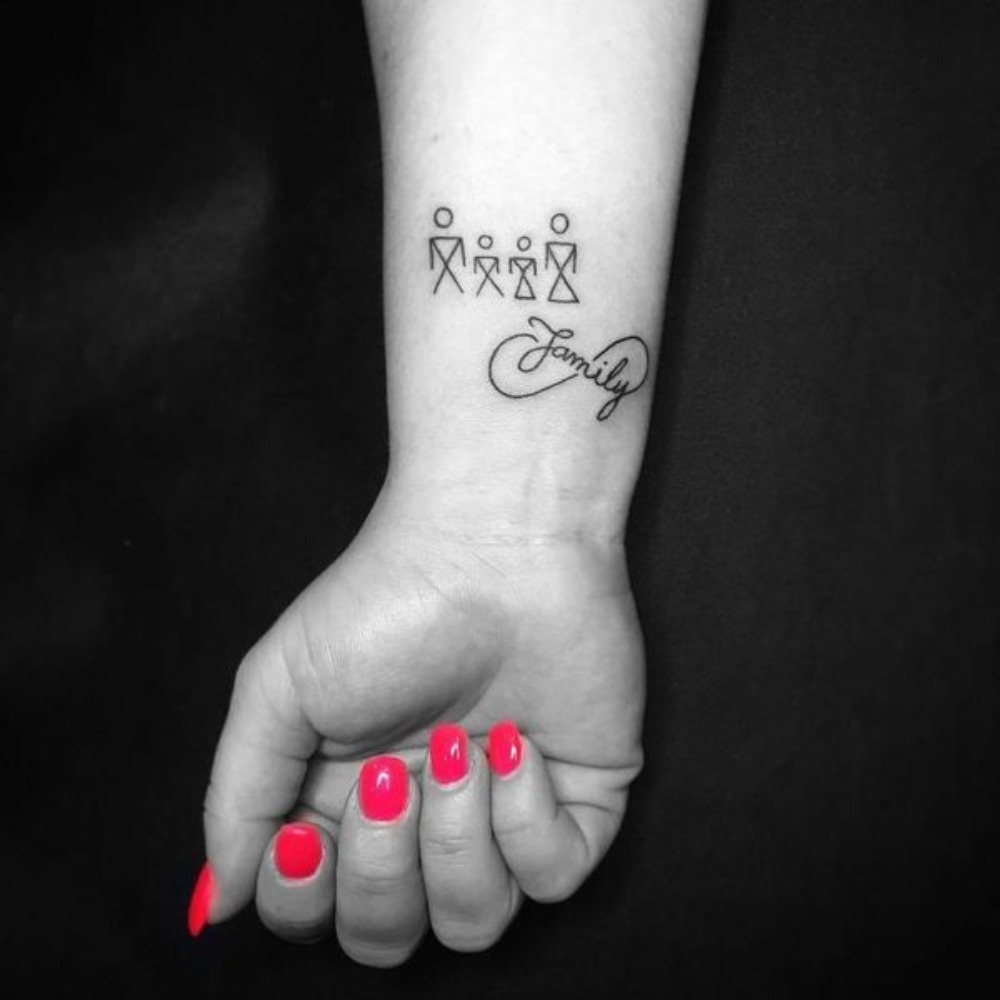 los tatuajes de una familia
