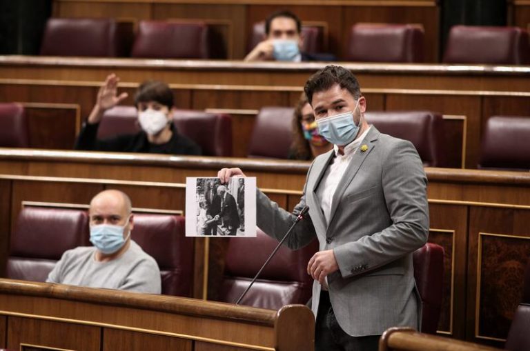 PP pide retirar del diario de sesiones las expresiones «ofensivas» de Rufián sobre el Rey