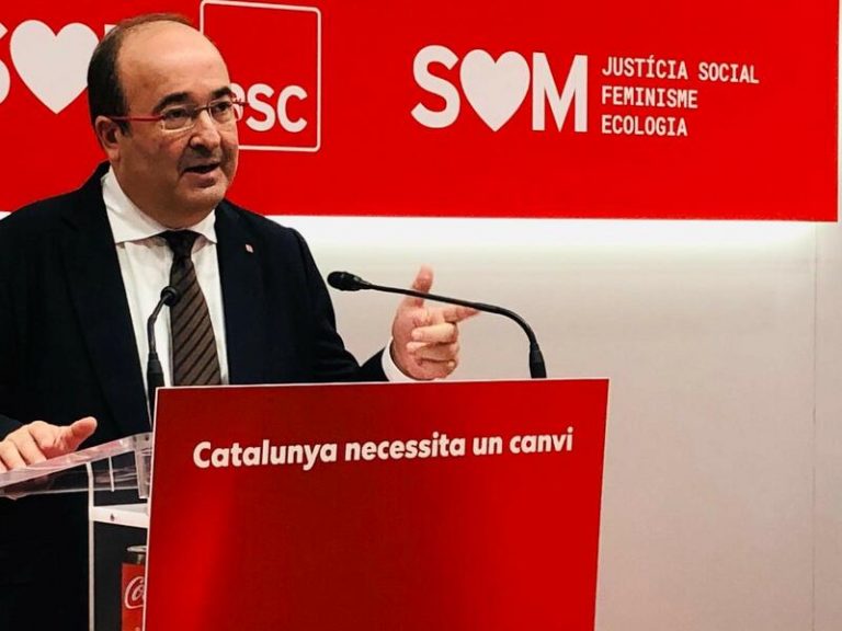 Iceta, sobre pactar con lo comuns: «No es con quien, sino qué te comprometes a hacer»
