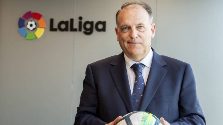Tebas: «LaLiga tiene tal estabilidad que no le afecta la marcha de un jugador»