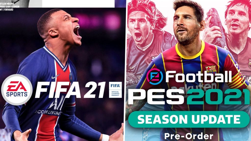 Una Dura Batalla Entre Pes 2021 Y Fifa 2021