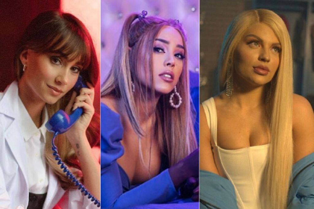 Aitana de ‘Friend de semana’ con Danna Paola y Luísa Sonza