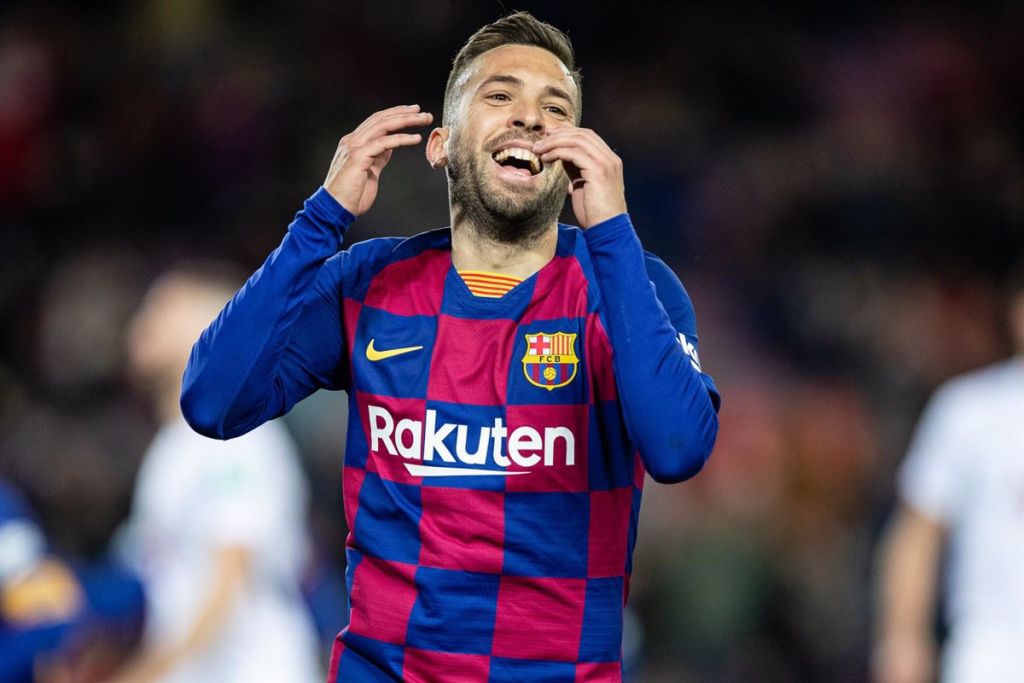 Barcelona Jordi Alba Cae Lesionado De Los Isquiotibiales De Su Muslo Derecho