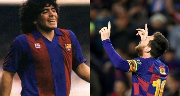 Messi Maradona FC Barcelona