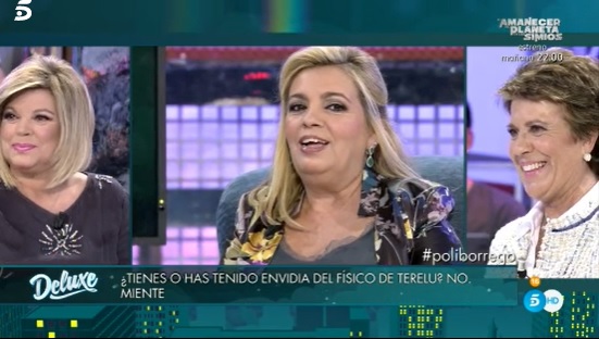 Polígrafo Carmen Borrego En Sálvame Deluxe. Fuente: Mediaset.