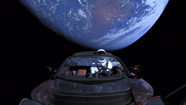 El Tesla lanzado al espacio en 2018 hizo su primera aproximación a Marte