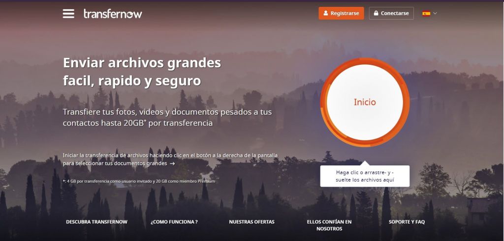 Transfernow Alternativa Wetransfer